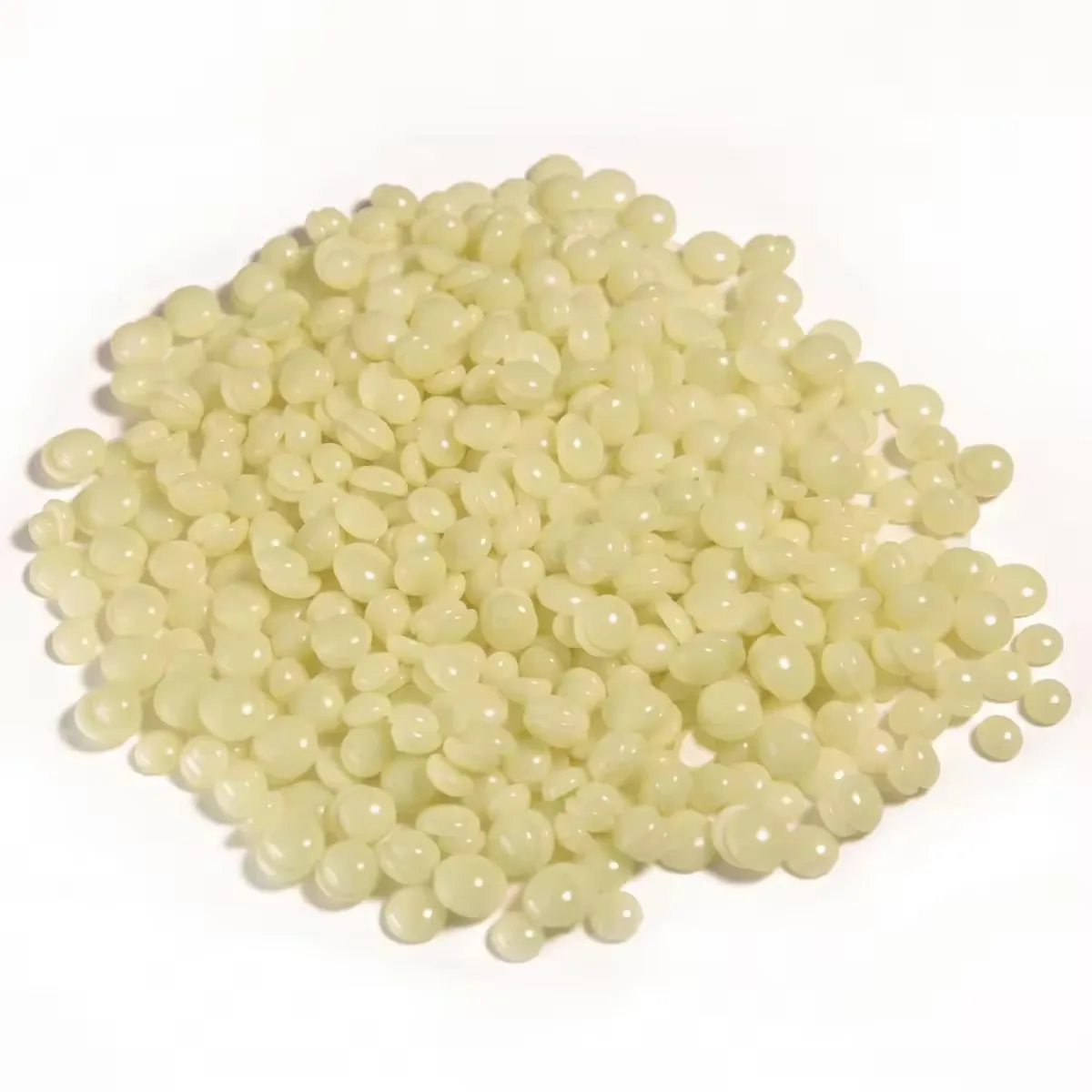 Banana hard wax beans, close-up