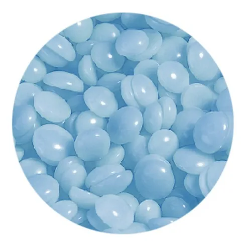 Ocean hard wax beans, colour swatch