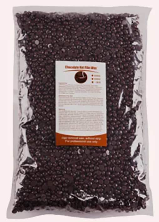 Dark chocolate hard wax beans bulk bag